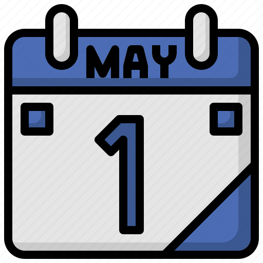 Calendar, labor, day, first, time, date, construction icon - Download on Iconfinder