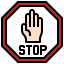 stop, sign, construction, tools, traffic, signaling, alert 