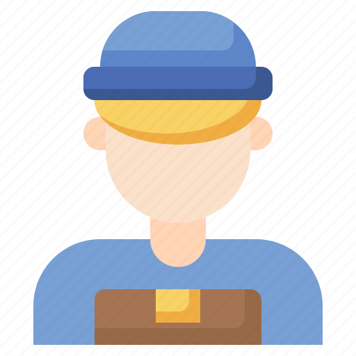 Delivery, man, people, shipping, box, and, construction icon - Download on Iconfinder