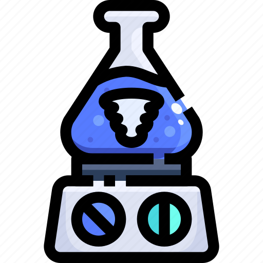 Burner, chemical, chemistry, education, flask, test, tube icon - Download on Iconfinder