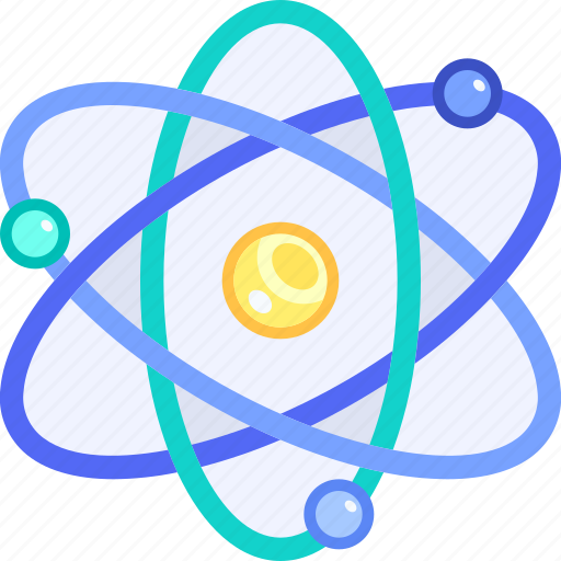 Atom, atomic, education, electron, nuclear, physics, science icon - Download on Iconfinder