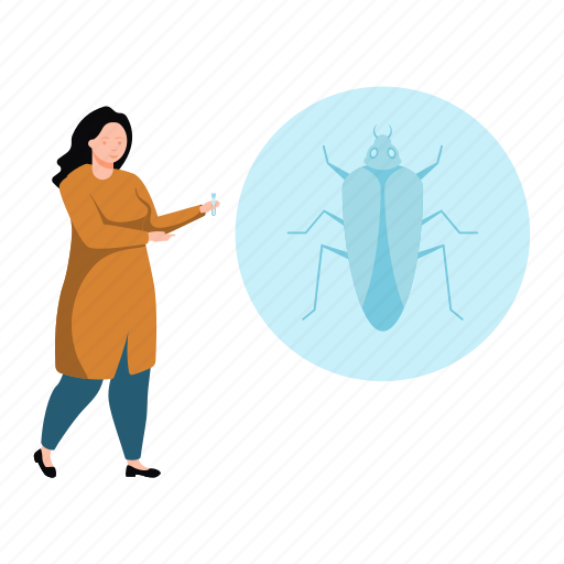Insect, experiment, lab, female, science icon - Download on Iconfinder