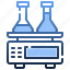 weight, scale, lab, compound, flask 