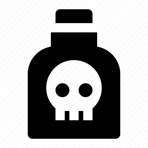 Bottle, death, poison, potion, skull, toxic icon - Download on Iconfinder