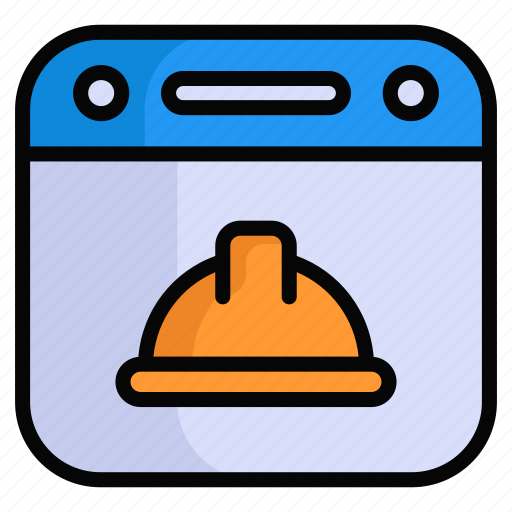 Labor, labour, helmet, worker, calendar, may, date icon - Download on Iconfinder