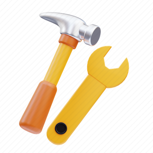 Hammer, and, wrench, construction, holiday, labour, labor icon - Download on Iconfinder