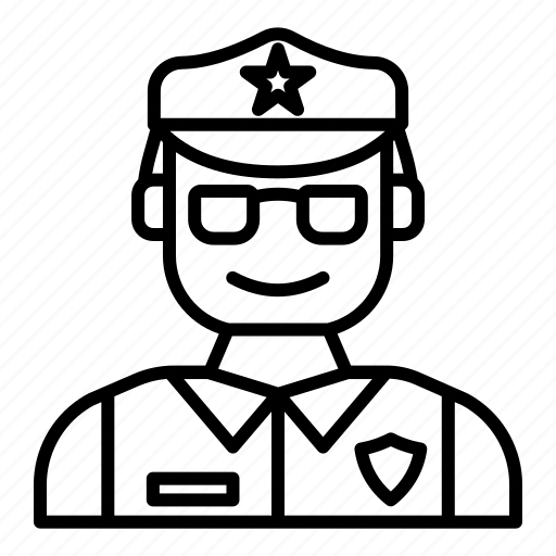Police, cop, policeman, security, safety, protection, labour day icon - Download on Iconfinder