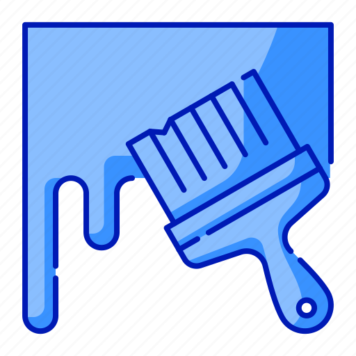 Art, brush, equipment, paint, painting, tool, wall icon - Download on Iconfinder