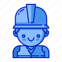 avatar, man, person, profile, user, worker