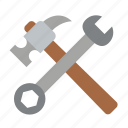 hammer, worker, wrench, tools, settings, construction, home repair, work, equipment