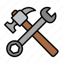 hammer, worker, wrench, tools, settings, construction, home repair, work, equipment