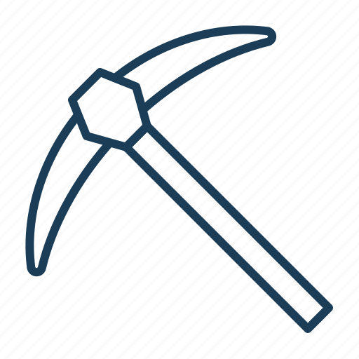 Tool, mining, axe, hammer icon - Download on Iconfinder