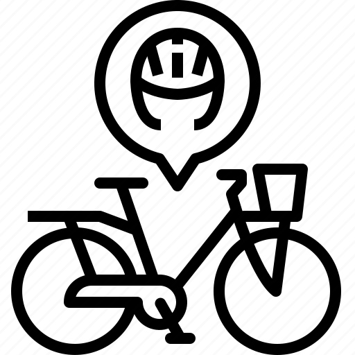 Bike, city bike, helmet, ladies, protection, woman bicycle icon - Download on Iconfinder