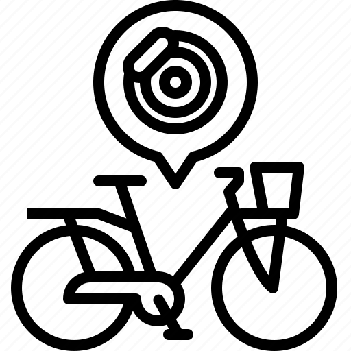 Bike, brake, city bike, disc, ladies, woman bicycle icon - Download on Iconfinder