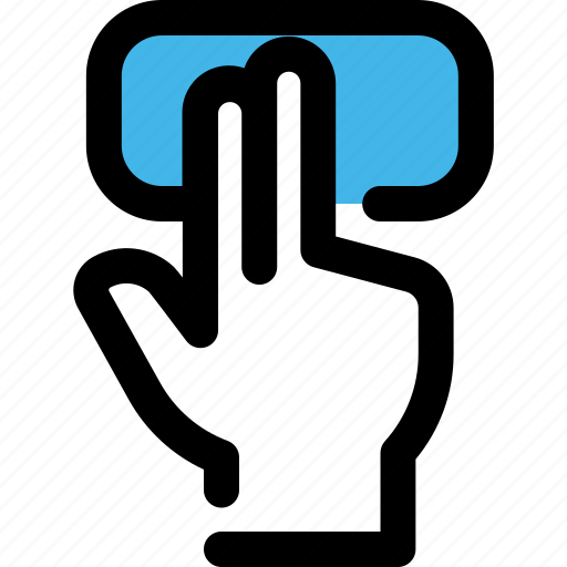 Direction, drag, fingers, gesture, hand, moving icon - Download on Iconfinder
