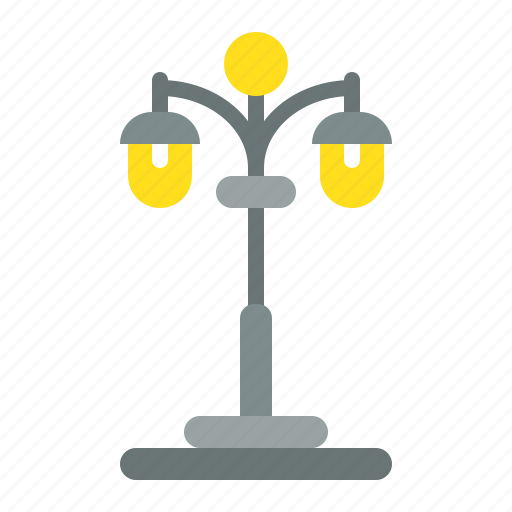 Electricity, furniture, household, lamp, light, stand icon - Download on Iconfinder