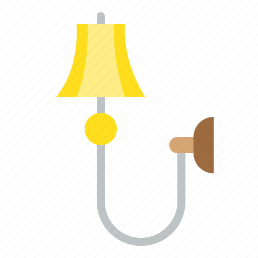 Electricity, furniture, household, lamp, lantern, light, wall icon - Download on Iconfinder