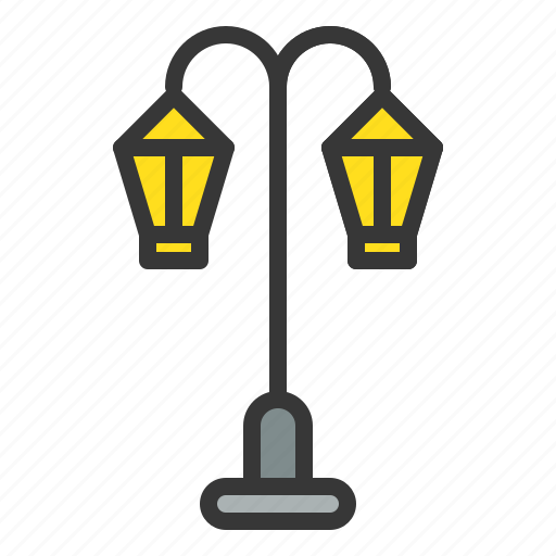 Electricity, furniture, household, lamp, road, stand icon - Download on Iconfinder