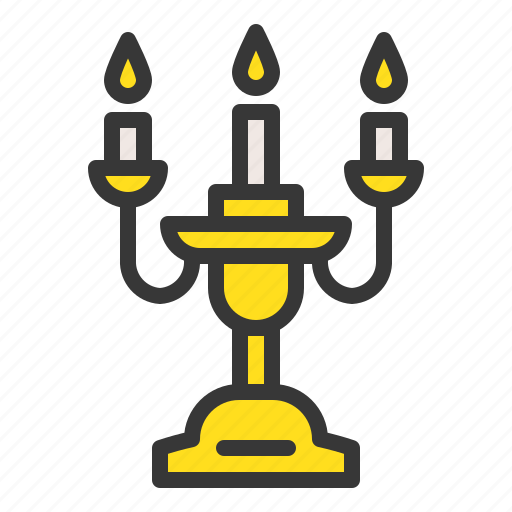 Candle, electricity, furniture, holder, household, lamp icon - Download on Iconfinder