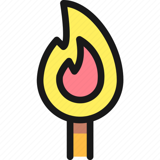 Fire, match icon - Download on Iconfinder on Iconfinder