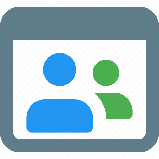 Landing, page, two, people icon - Download on Iconfinder
