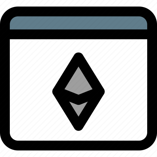 Landing, page, ethereum, web icon - Download on Iconfinder