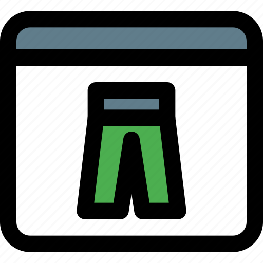 Landing, page, pants, web icon - Download on Iconfinder