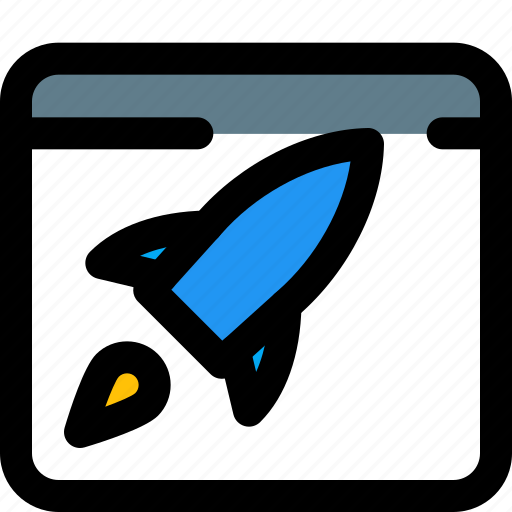 Landing, page, rocket, launch icon - Download on Iconfinder