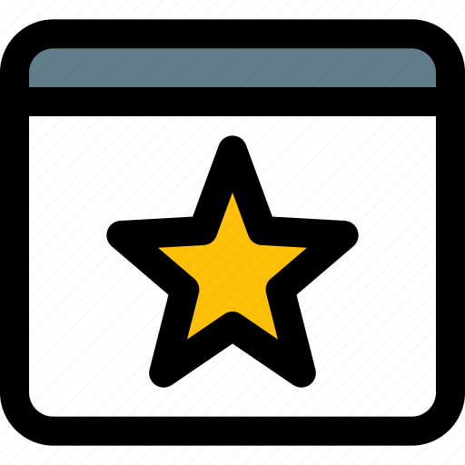 Landing, page, star, web icon - Download on Iconfinder