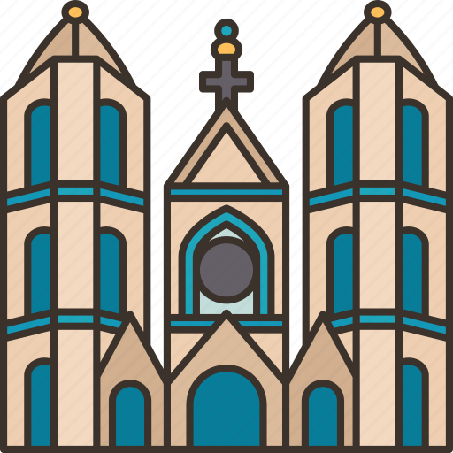 Basilica, sacred, heart, catholic, church icon - Download on Iconfinder