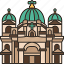 berlin, cathedral, church, baroque, architecture
