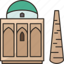 kunya, urgench, mausoleum, ancient, turkmenistan