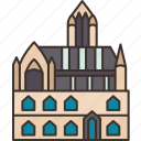 middelburg, stadhuis, tower, gothic, netherlands