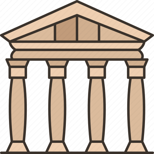 Pantheon, temple, roman, ancient, history icon - Download on Iconfinder