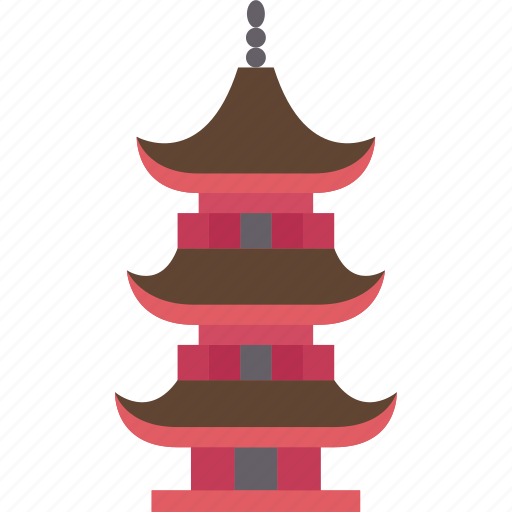 Chinese, pagoda, buddhism, ancient, culture icon - Download on Iconfinder