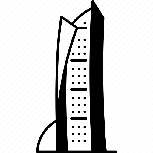 Hamra, tower, skyscraper, architecture, kuwait icon - Download on Iconfinder