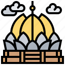 india, lotus, temple, tourism, worship