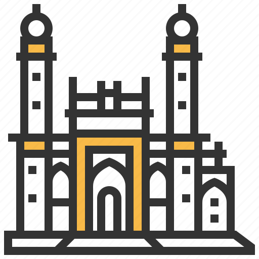 Mosque, pir, taza, architecture, building, landmark icon - Download on Iconfinder