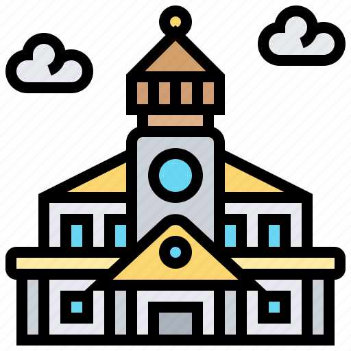 Brisbane, building, city, government, hall icon - Download on Iconfinder