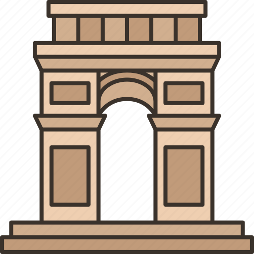 Triumphal, arch, architecture, monuments, france icon - Download on Iconfinder