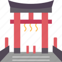 torii, gate, shrine, architecture, japan
