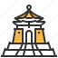 chiang, hall, kai, memorial, shek, building, landmark 