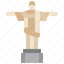 christ, the, redeemer, jesus, statue, landmark, brazil, monument, riodejaneiro