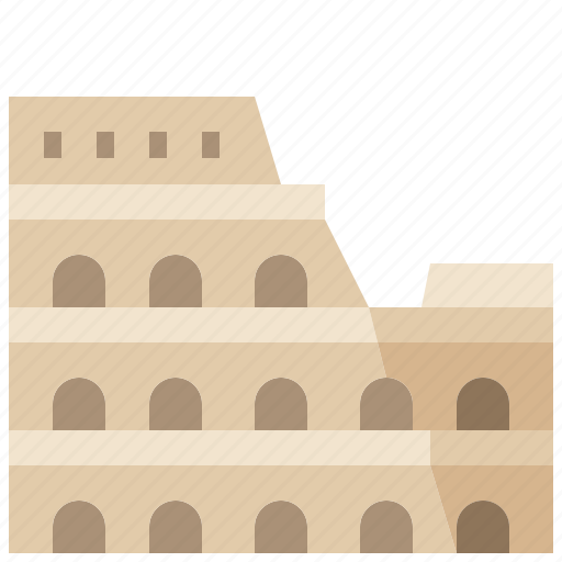 Colosseum, ancient, landmark, italy, rome, architecture, building icon - Download on Iconfinder