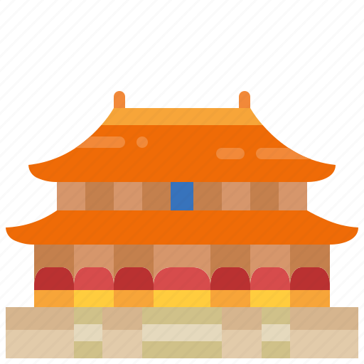Forbidden, city, palace, beijing, china, landmark, museum icon - Download on Iconfinder