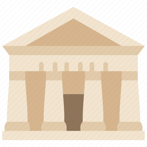 Pantheon, landmark, italy, rome, monument, architecture, building icon - Download on Iconfinder