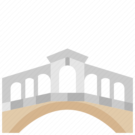 Rialto, bridge, venice, landmark, italy, transportation, canal icon - Download on Iconfinder