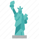 statue, liberty, landmark, monument, new, york, america, usa, freedom