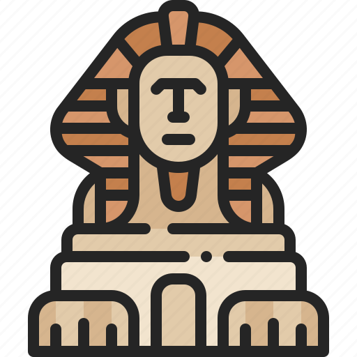 Sphinx, giza, egypt, landmark, ancient, cairo, mythical icon - Download on Iconfinder