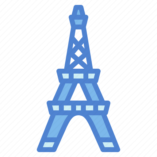 Eiffel, tower, paris, landmark, monument, building icon - Download on Iconfinder